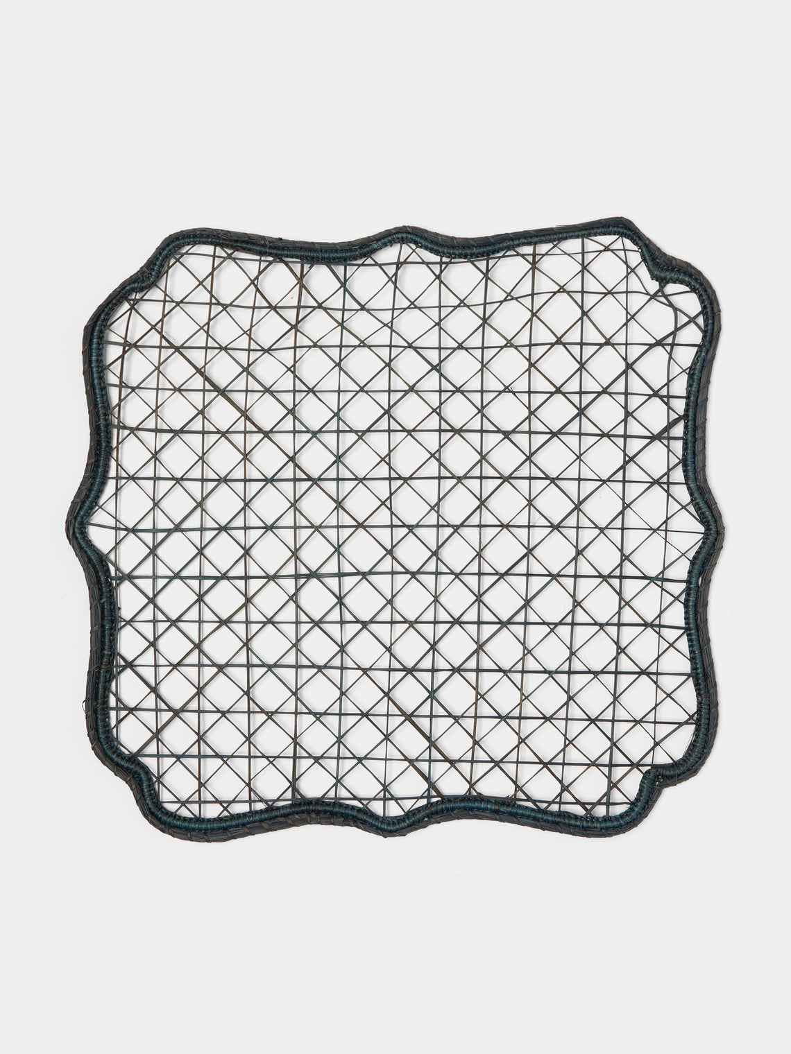 Artesanías del Atlántico - English Bezel Handwoven Palm Placemats (Set of 4) -  - ABASK - 