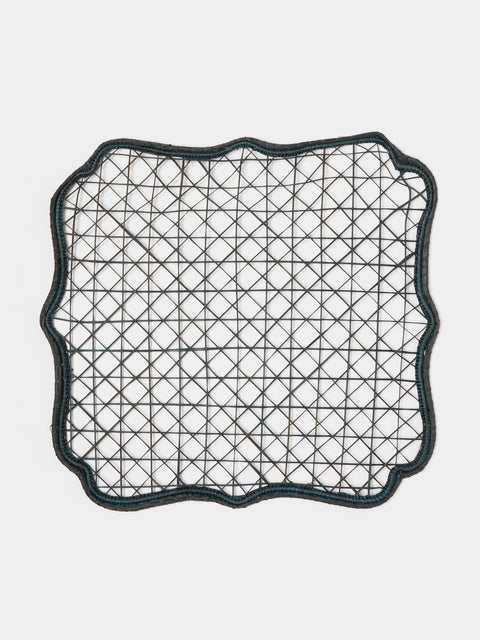 Artesanías del Atlántico - English Bezel Handwoven Palm Placemats (Set of 4) -  - ABASK - 