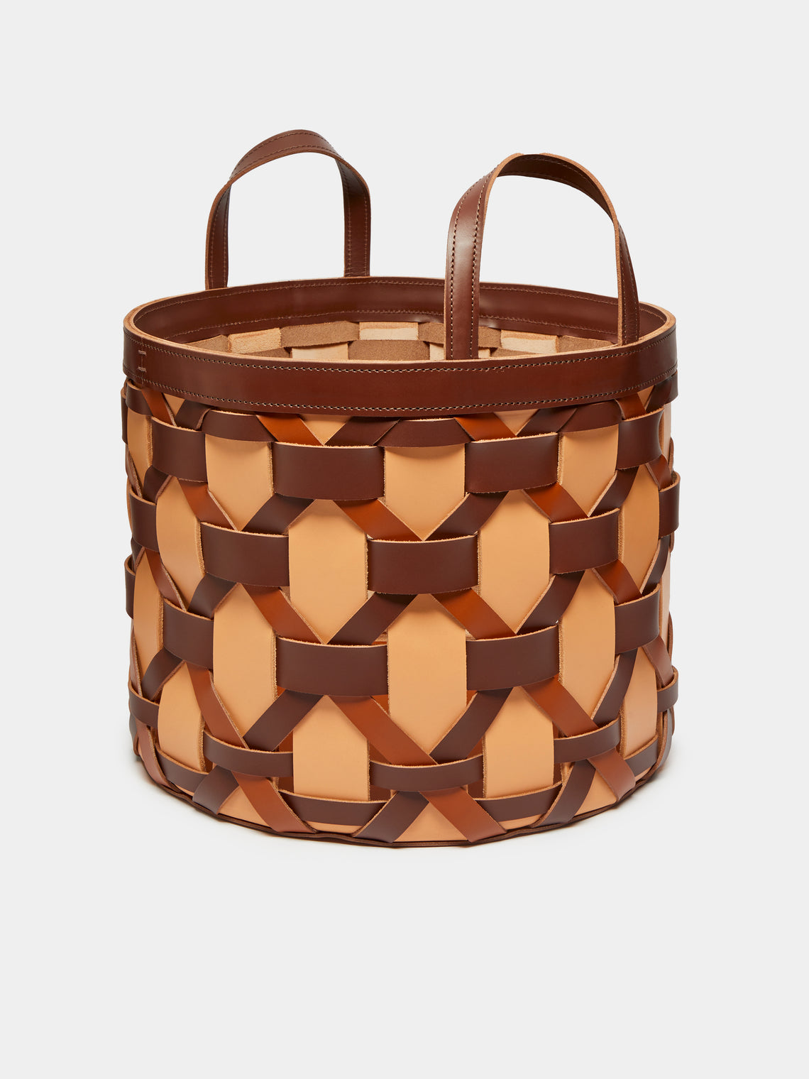 Rabitti 1969 - Palu Woven Leather Low Basket -  - ABASK - 