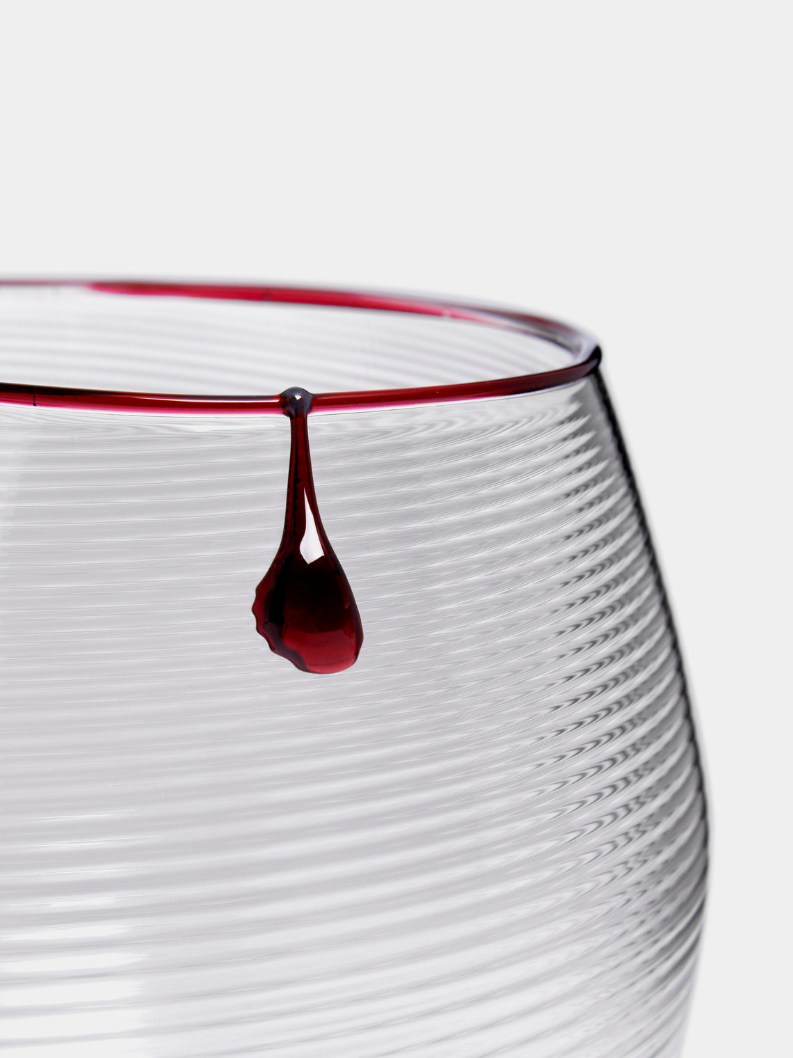 Giberto - Julia Teardrop Hand-Blown Murano Glass Tumbler -  - ABASK