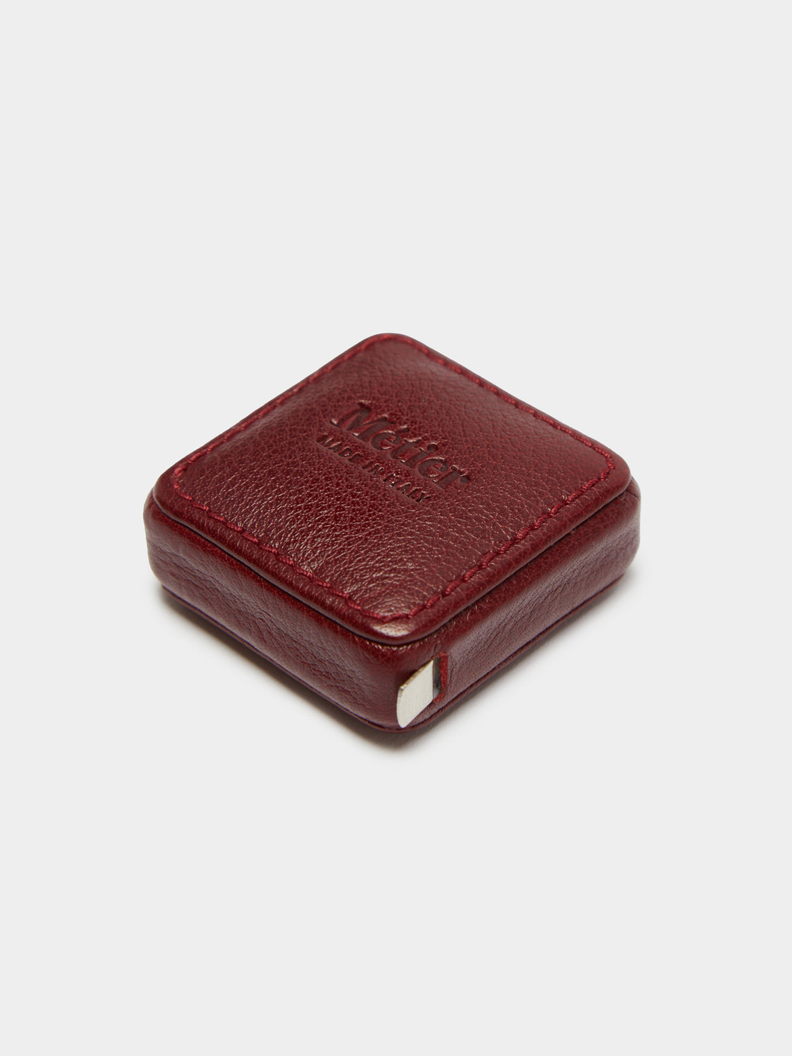 Métier - Leather Measuring Tape - Burgundy - ABASK