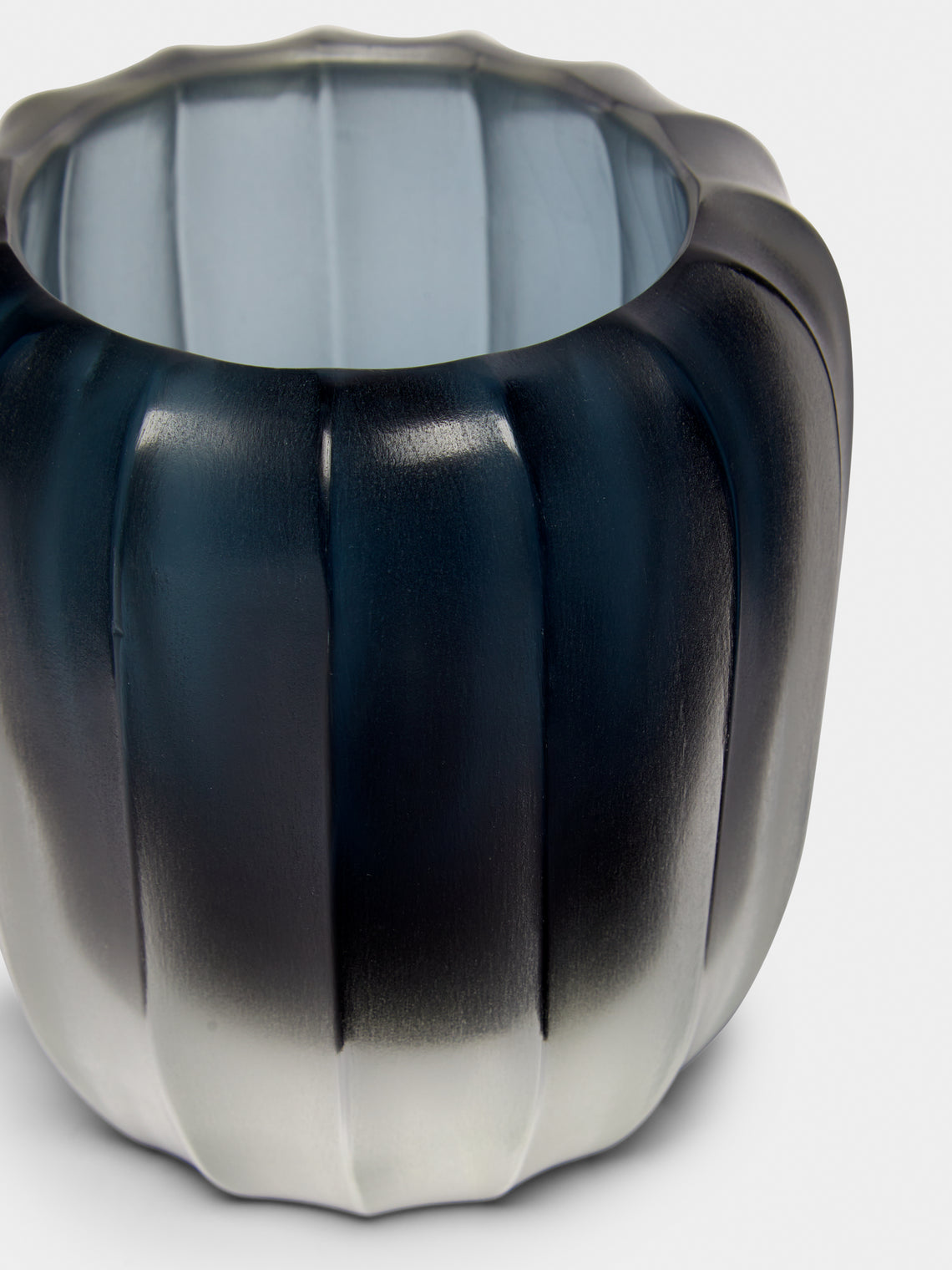 Micheluzzi Glass - Rullo Oceano Hand-Blown Murano Glass Vase -  - ABASK