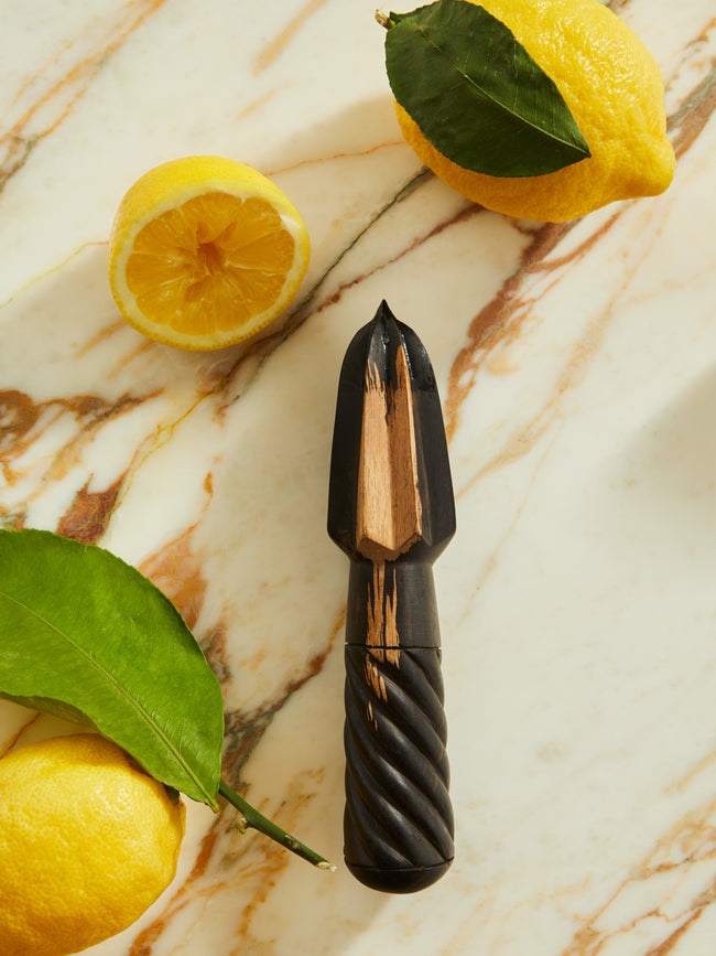 Qäsa Qäsa Carvers - Hand-Carved Blackwood Lemon Squeezer -  - ABASK