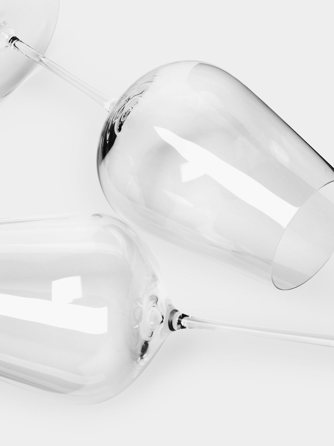 Richard Brendon - Hand-Blown Crystal Wine Glasses (Set of 6) -  - ABASK
