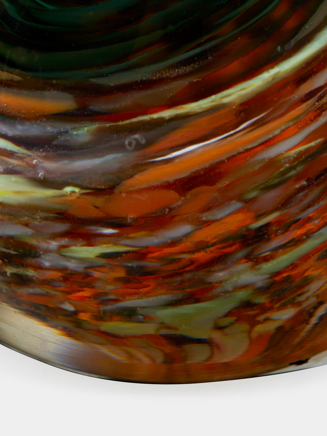 Antique and Vintage - 1970s Filigrana Swirl Murano Paperweight - Multiple - ABASK