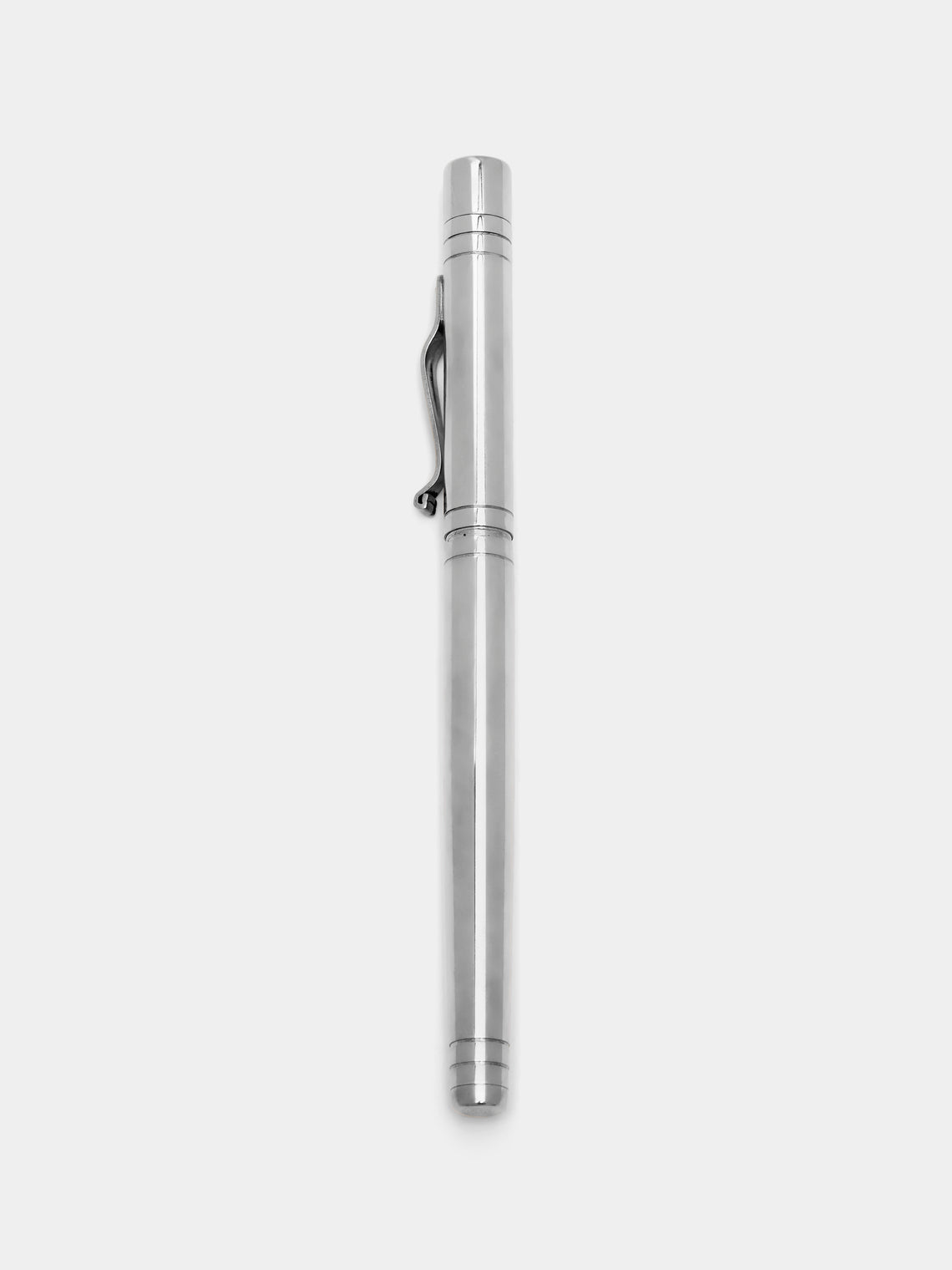 Yard O Led - Viceroy Standard Sterling Silver Plain Fountain Pen - Silver - ABASK
