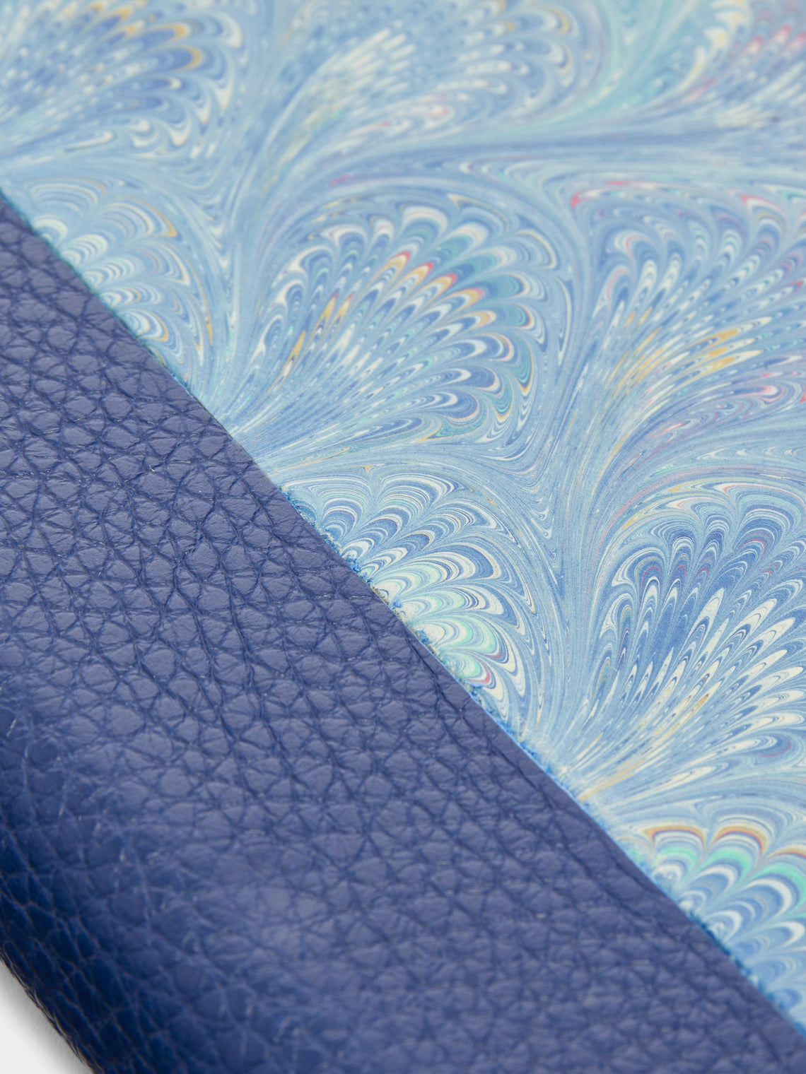 Giannini Firenze - Hand-Marbled Leather Bound Notebook -  - ABASK