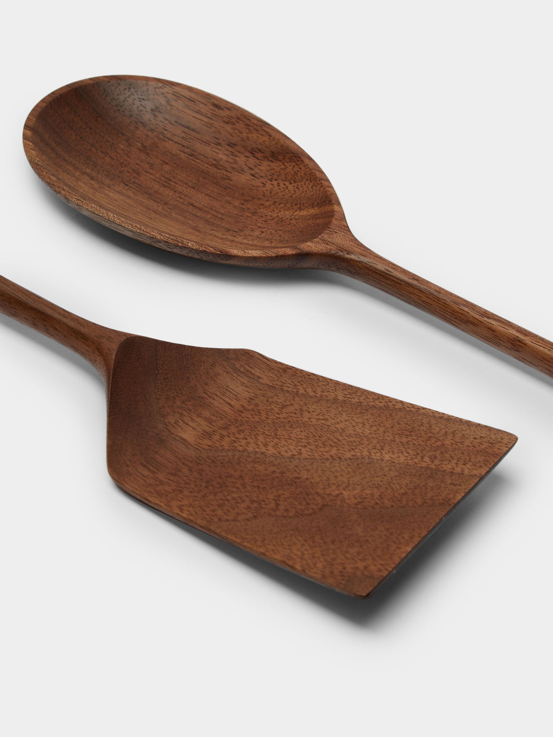 Jaejin Choi - Hand-Carved Walnut Mixed Utensils (Set of 4) -  - ABASK