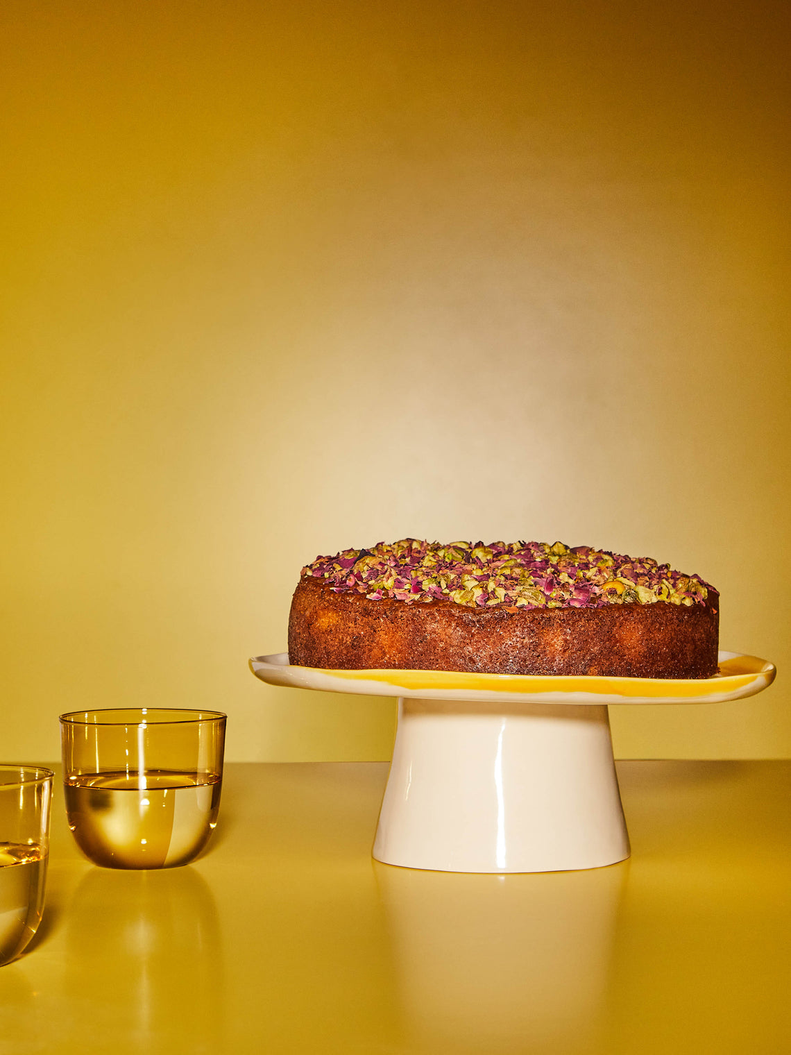 Pottery & Poetry - Hand-Glazed Porcelain Cake Stand -  - ABASK