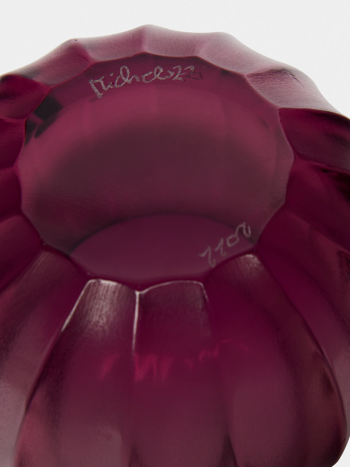 Micheluzzi Glass - Bocia Ametista Hand-Blown Murano Glass Vase -  - ABASK