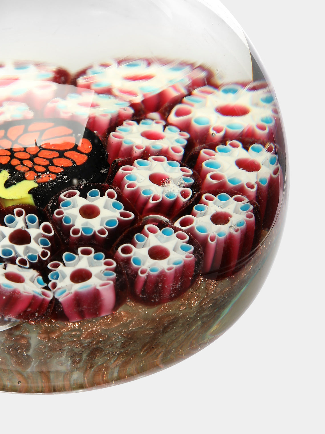 Antique and Vintage - 1970s Millefiori Murano Glass Paperweight - Multiple - ABASK