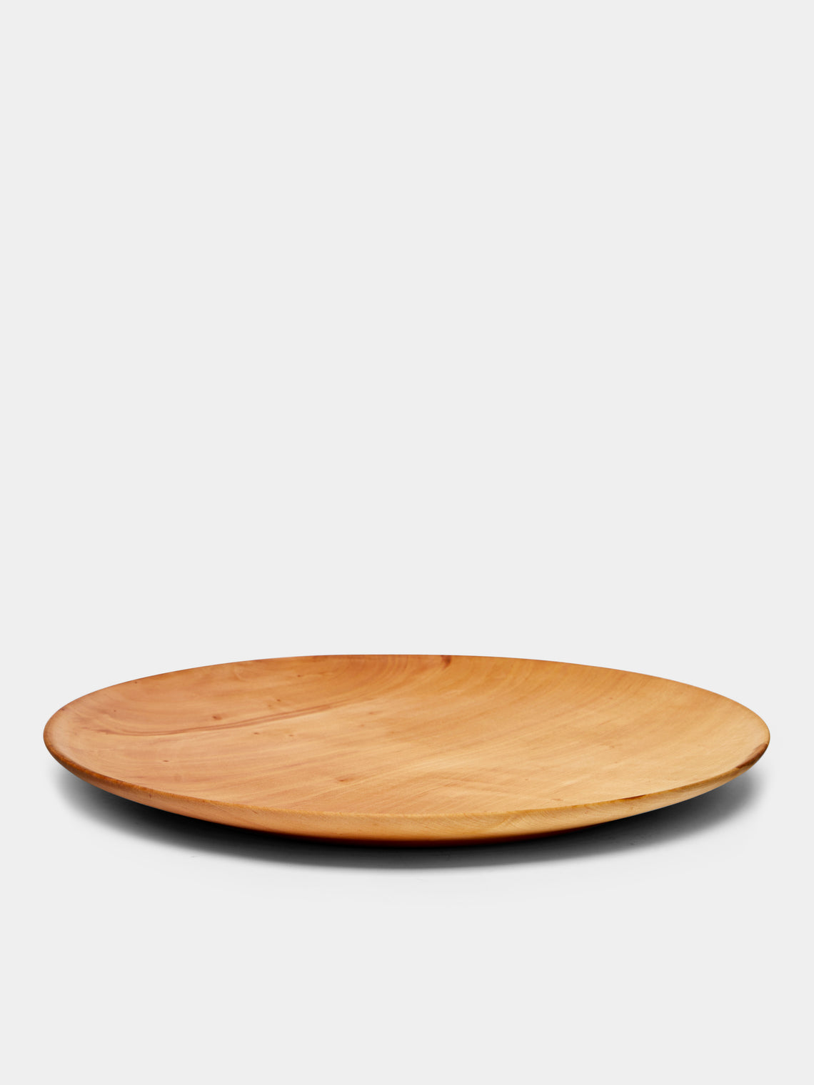 Antonis Cardew - Hand-Turned Pear Wood Large Plate - Beige - ABASK