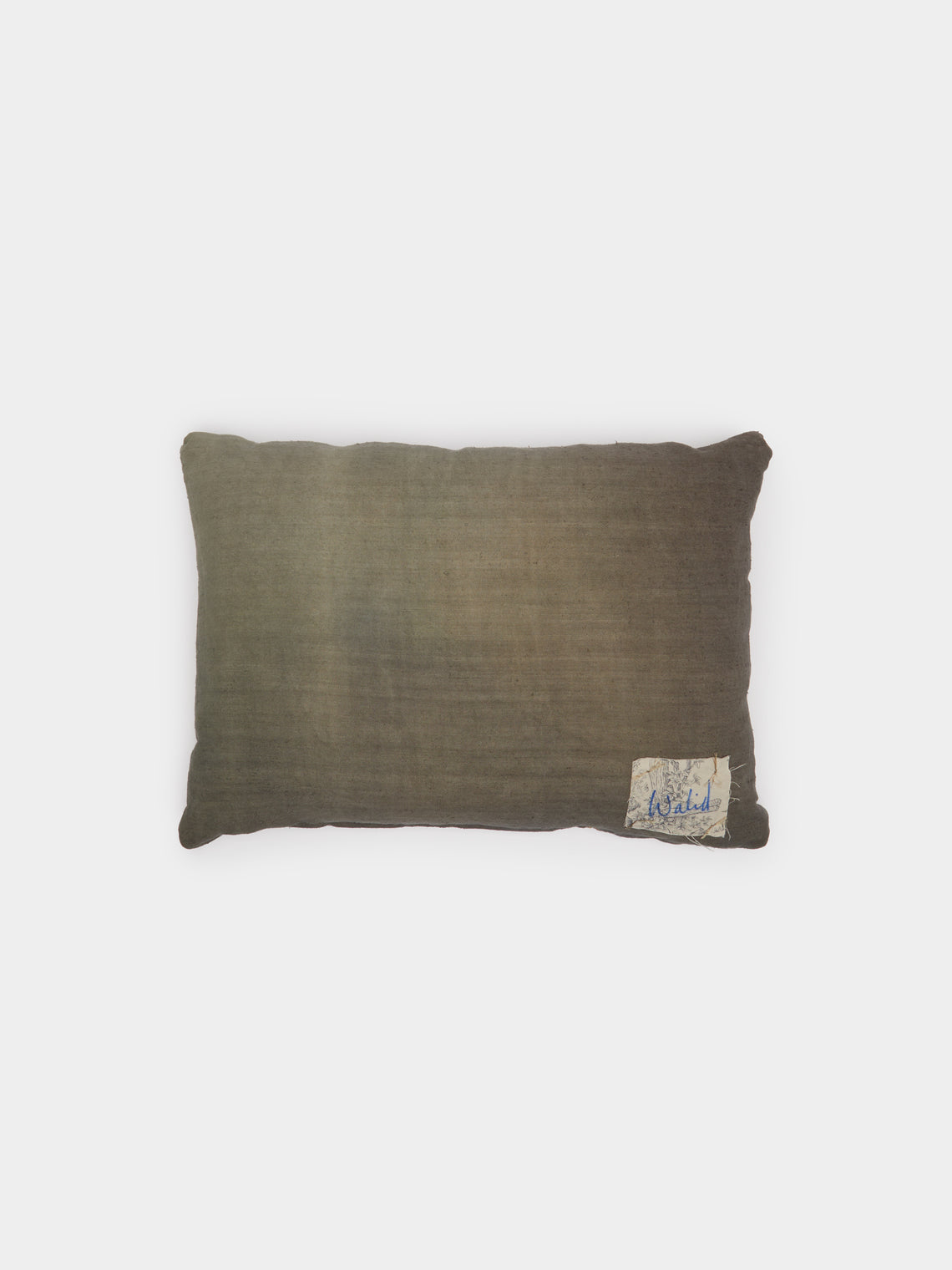 By Walid - 19th-Century Needlepoint Linen Cushion -  - ABASK