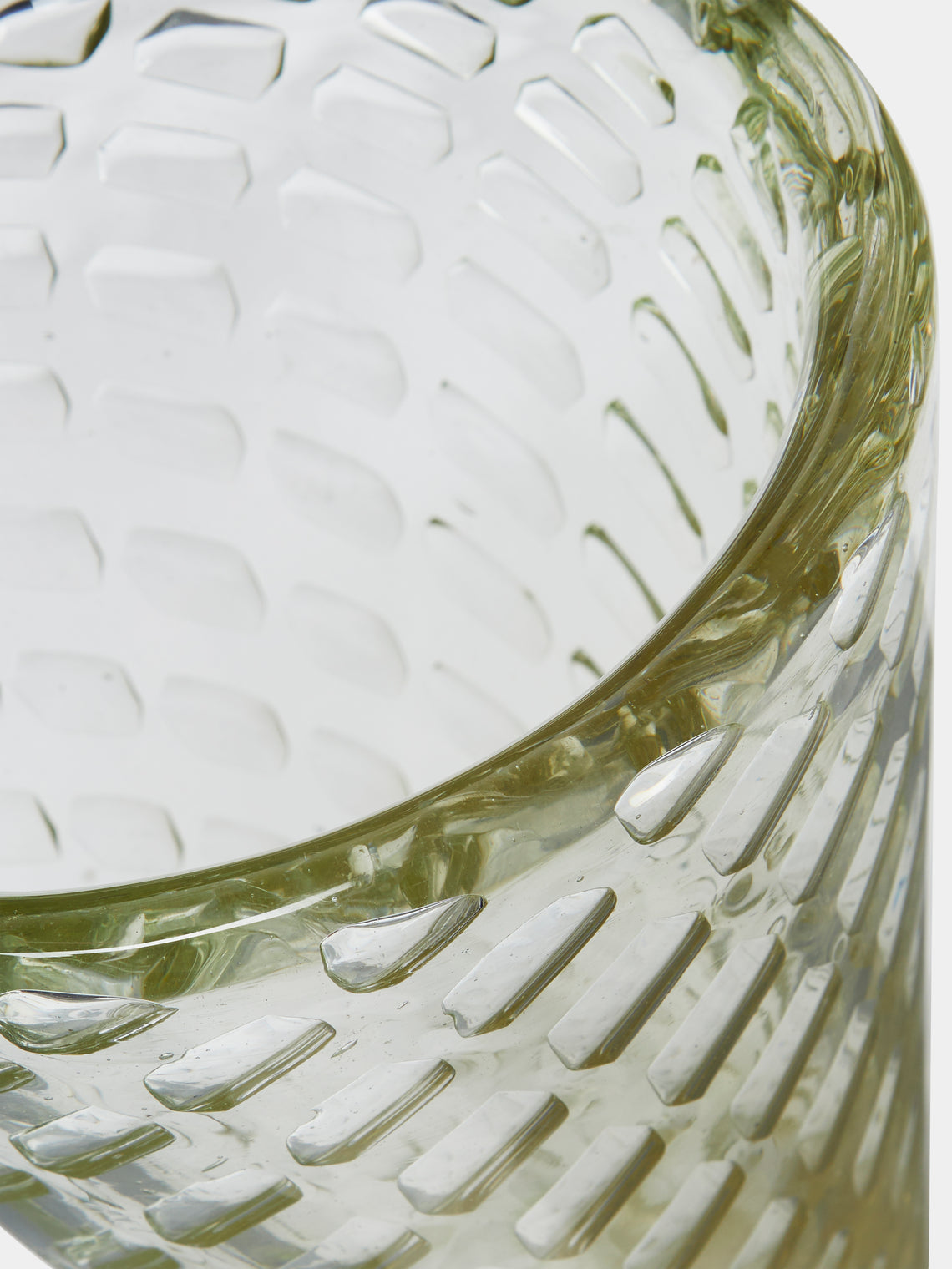 Antique and Vintage - 1950s Ercole Barovier Murano Glass Vase - Clear - ABASK