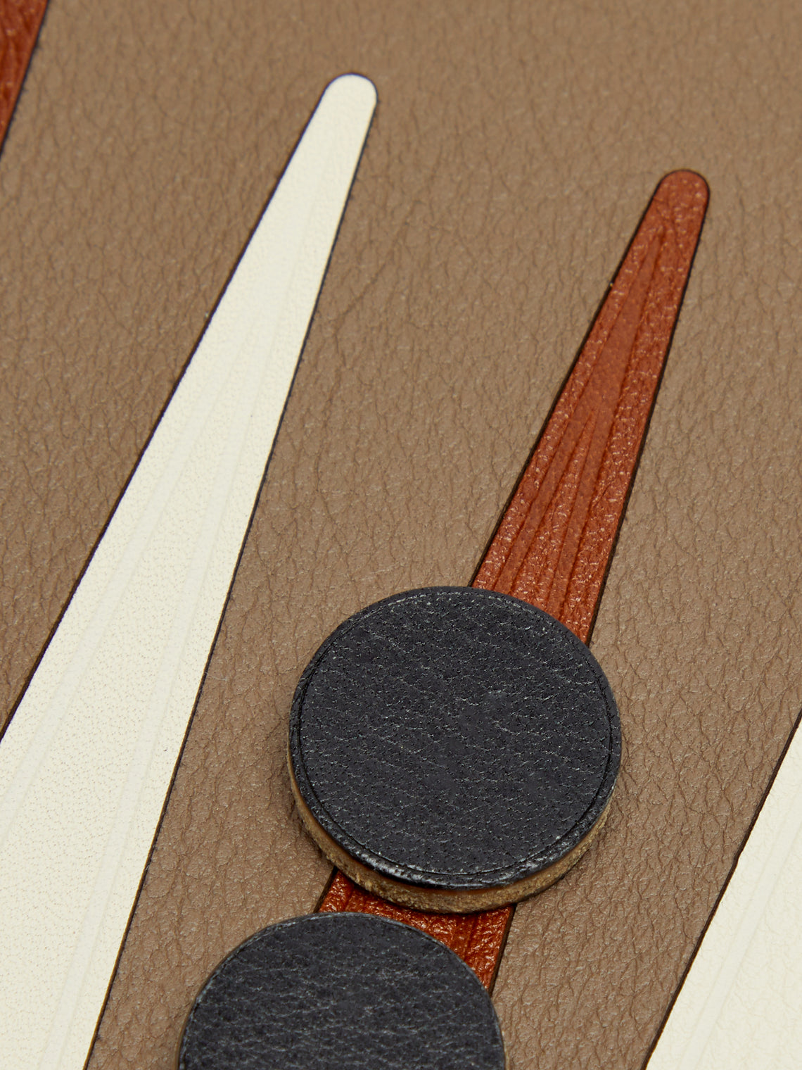 Métier - Leather Travel Backgammon Set - Taupe - ABASK
