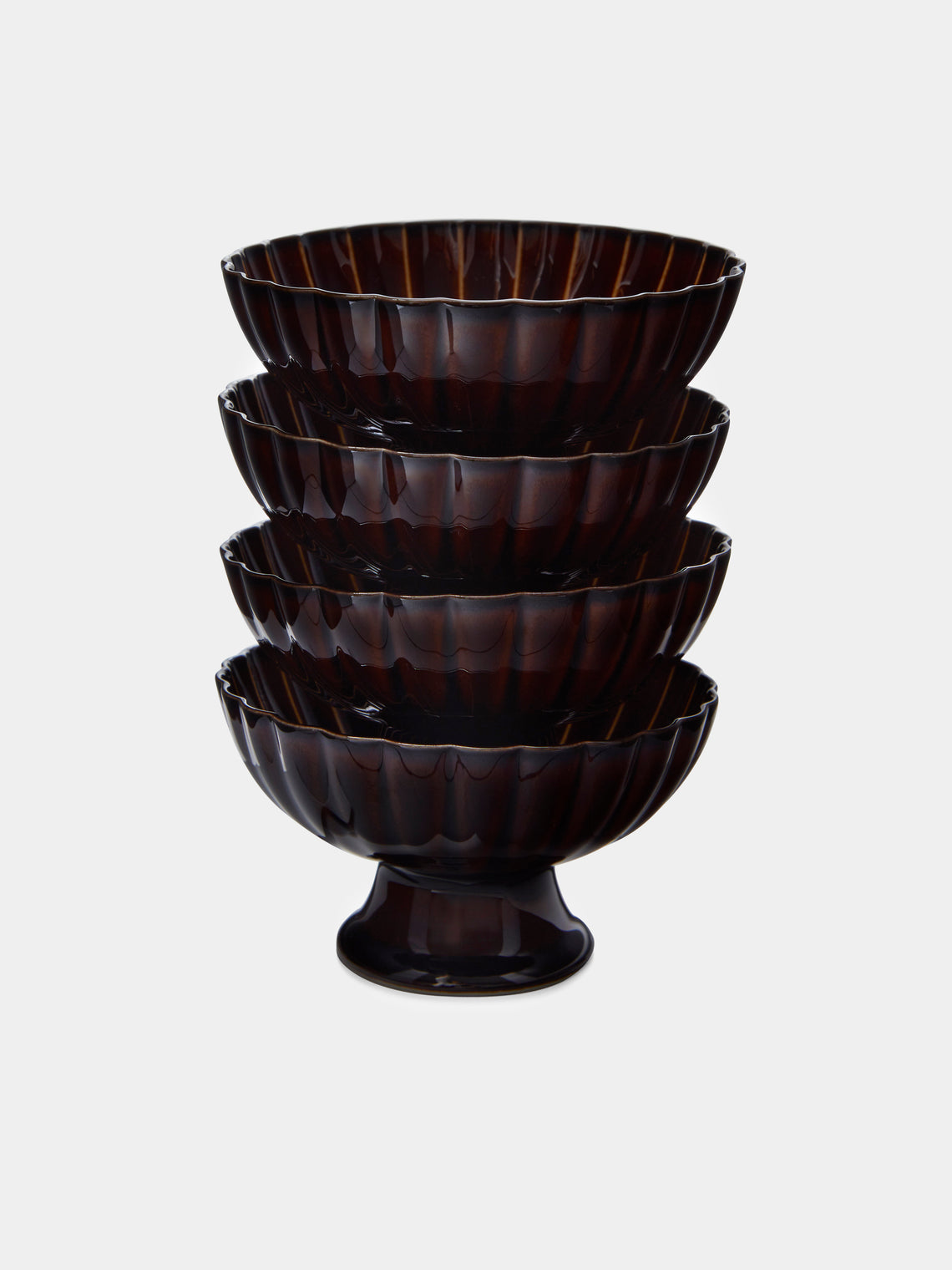 Kaneko Kohyo - Giyaman Urushi Ceramic Dessert Cups (Set of 4) -  - ABASK