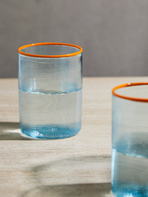 Giberto - Fizzy Hand-Blown Murano Glass Tumbler -  - ABASK