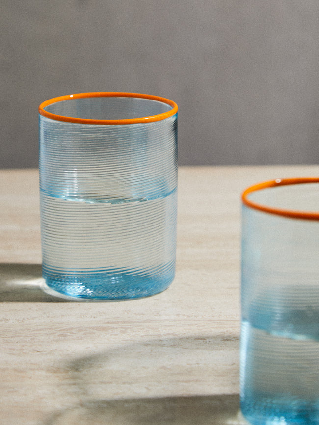 Giberto - Fizzy Hand-Blown Murano Glass Tumbler -  - ABASK