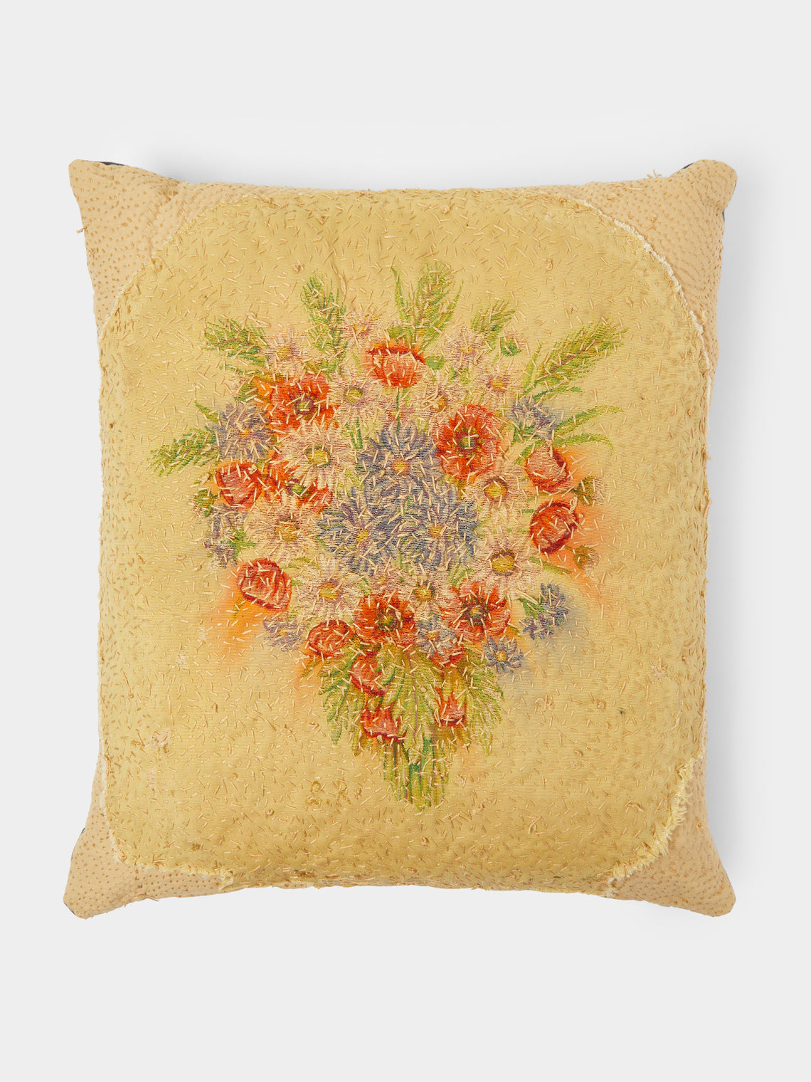 By Walid - 1920s Needlepoint Wool Cushion -  - ABASK - 