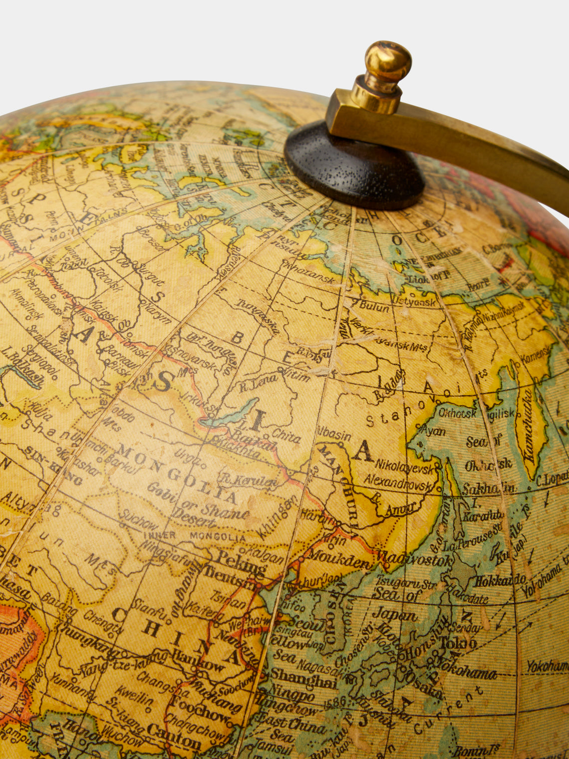 Antique and Vintage - 1930s Bakelite Terrestrial Globe -  - ABASK
