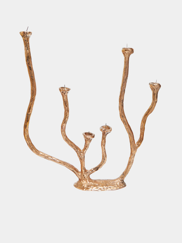 Osanna Visconti - Alga Hand-Cast Bronze Candle Holder -  - ABASK - 