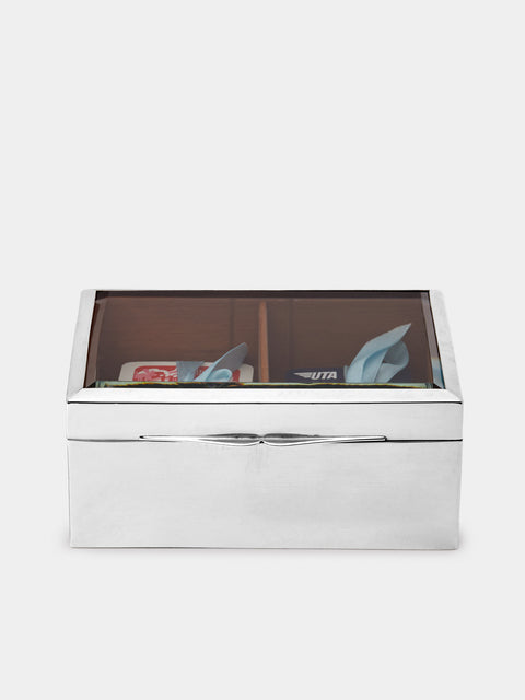 Antique and Vintage - 20th-Century Sterling Silver Twin Card Box -  - ABASK - 