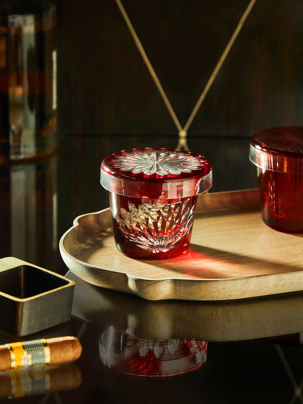Hirota Glass - Edo Kiroko Hand-Cut Lidded Glass -  - ABASK