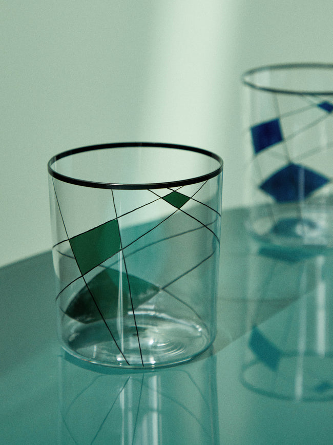 Lobmeyr - Neo Enamel Hand-Painted Crystal Tumbler -  - ABASK