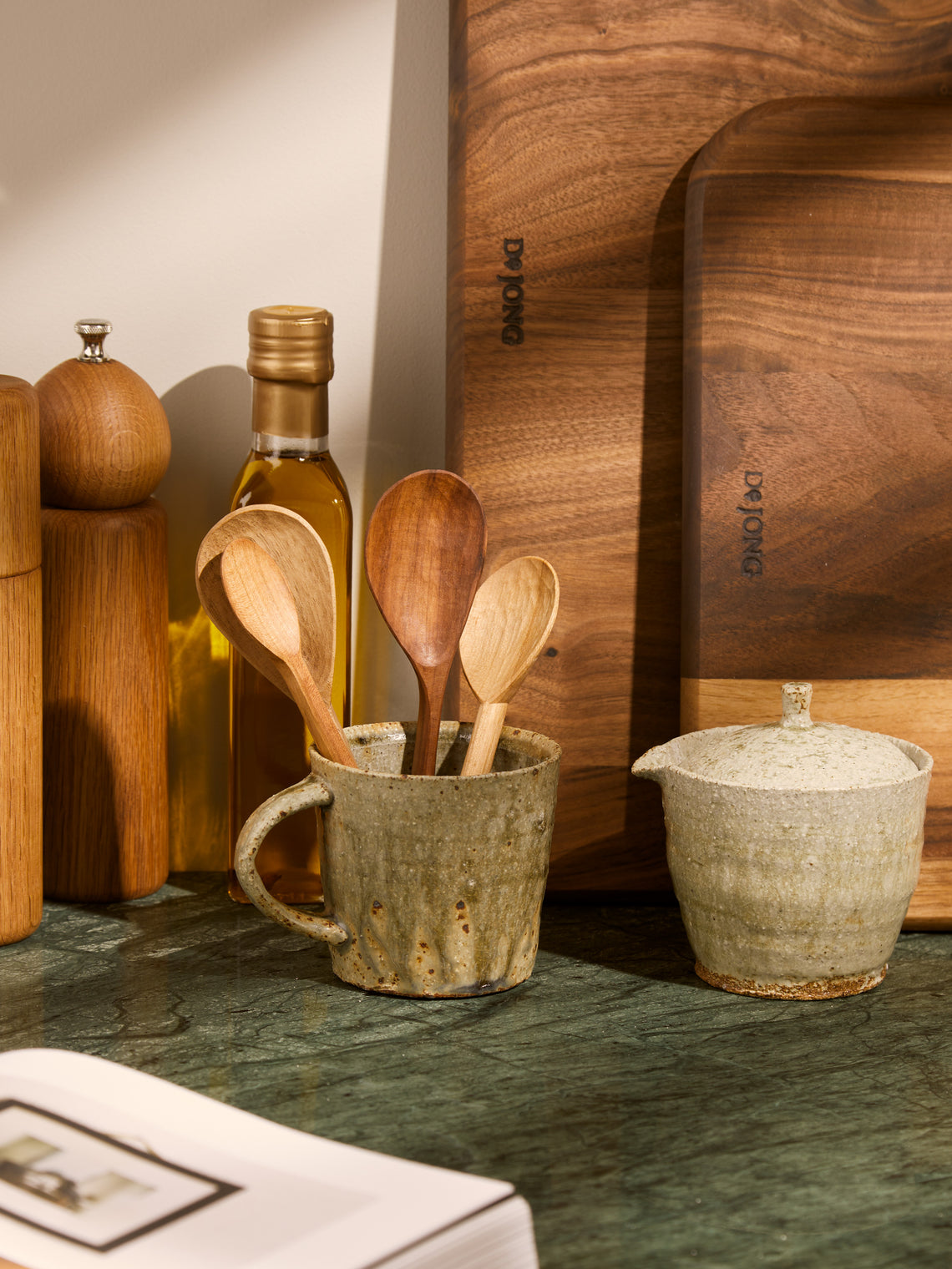 Rabea Gebler - Oiled Cherry Wood Spoons (Set of 4) -  - ABASK