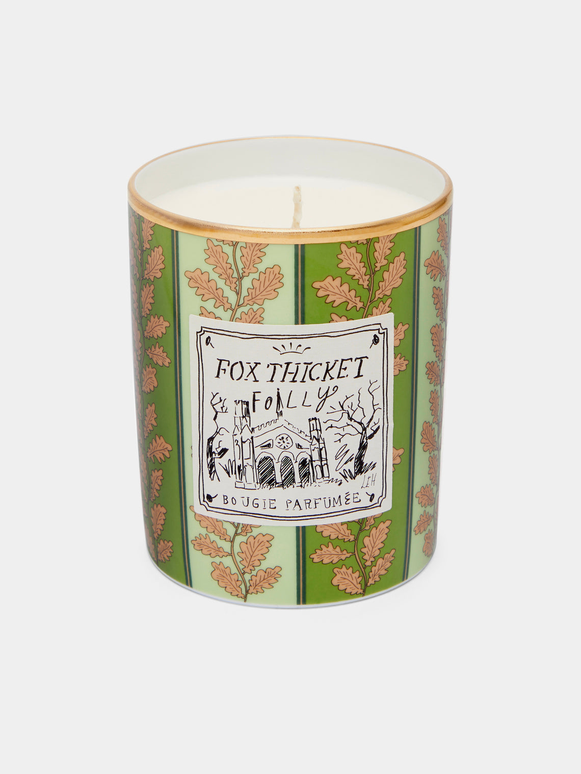 Ginori 1735 - Profumi Luchino Fox Thicket Folly Porcelain Candle -  - ABASK - 