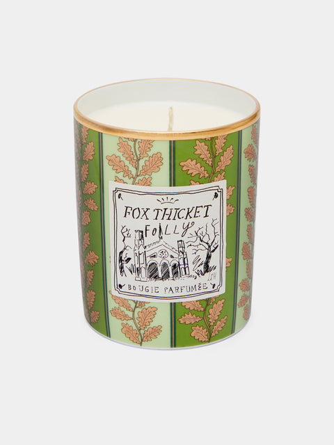 Ginori 1735 - Profumi Luchino Fox Thicket Folly Porcelain Candle -  - ABASK - 