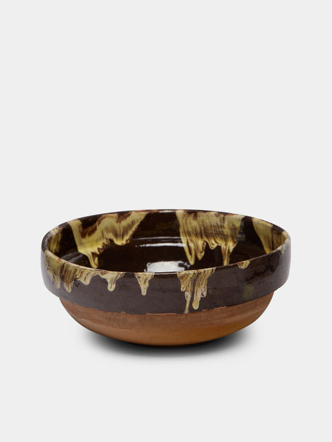 Antique and Vintage - 1950-1970 Romanian Bowl - Black - ABASK - 