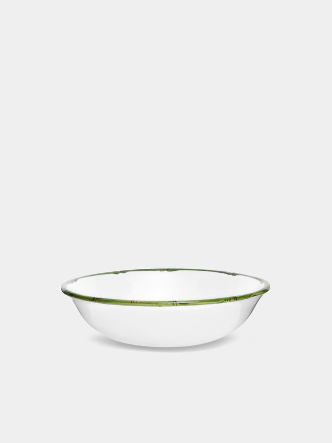 Z.d.G - Ramatuelle Bamboo Hand-Painted Ceramic Small Bowls (Set of 2) -  - ABASK - 
