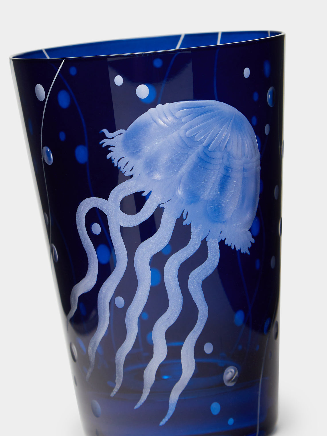 Artel - Sea Life Hand-Engraved Crystal Tumblers (Set of 6) -  - ABASK