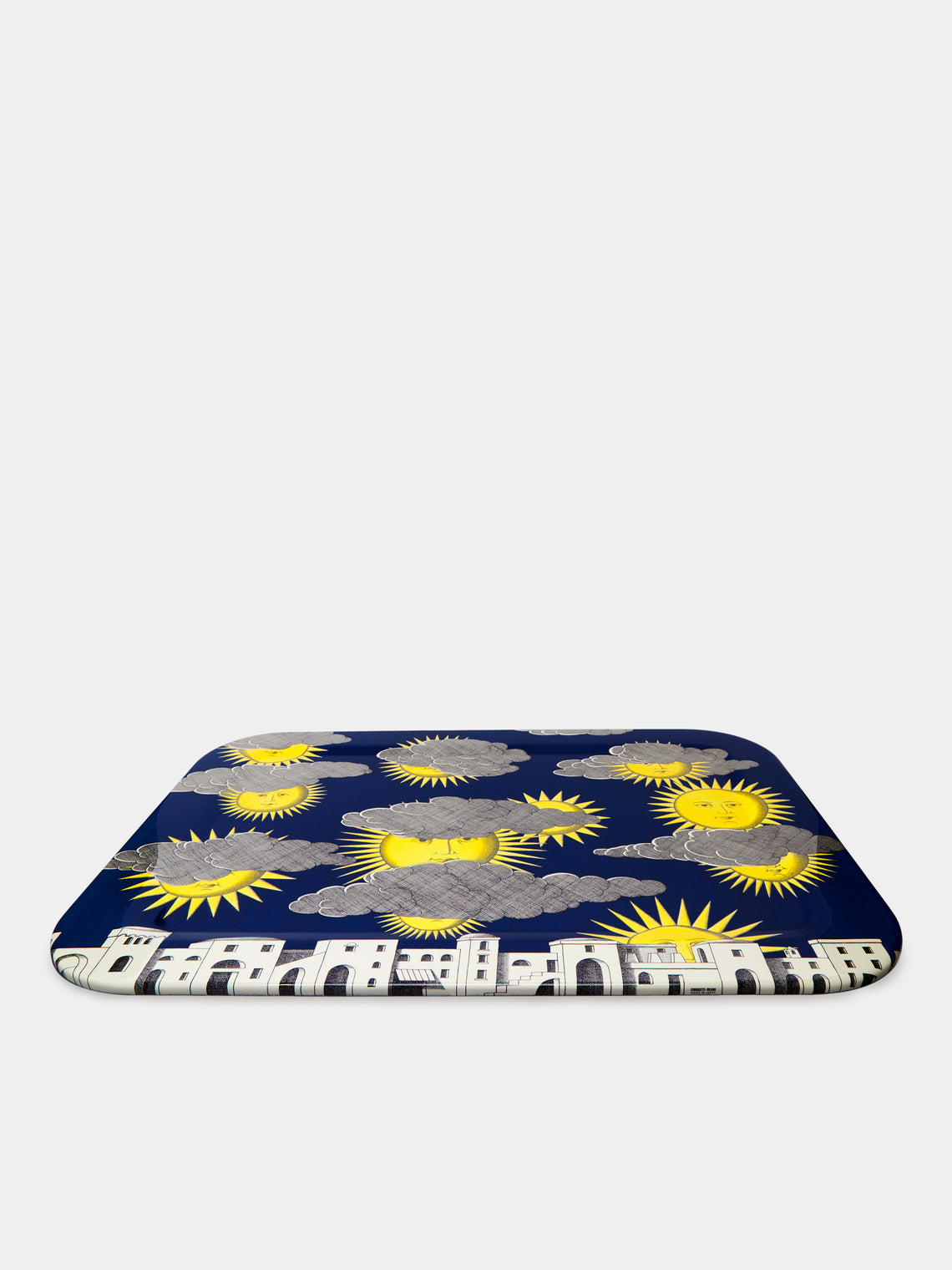 Fornasetti - Sole di Capri Wood Tray -  - ABASK