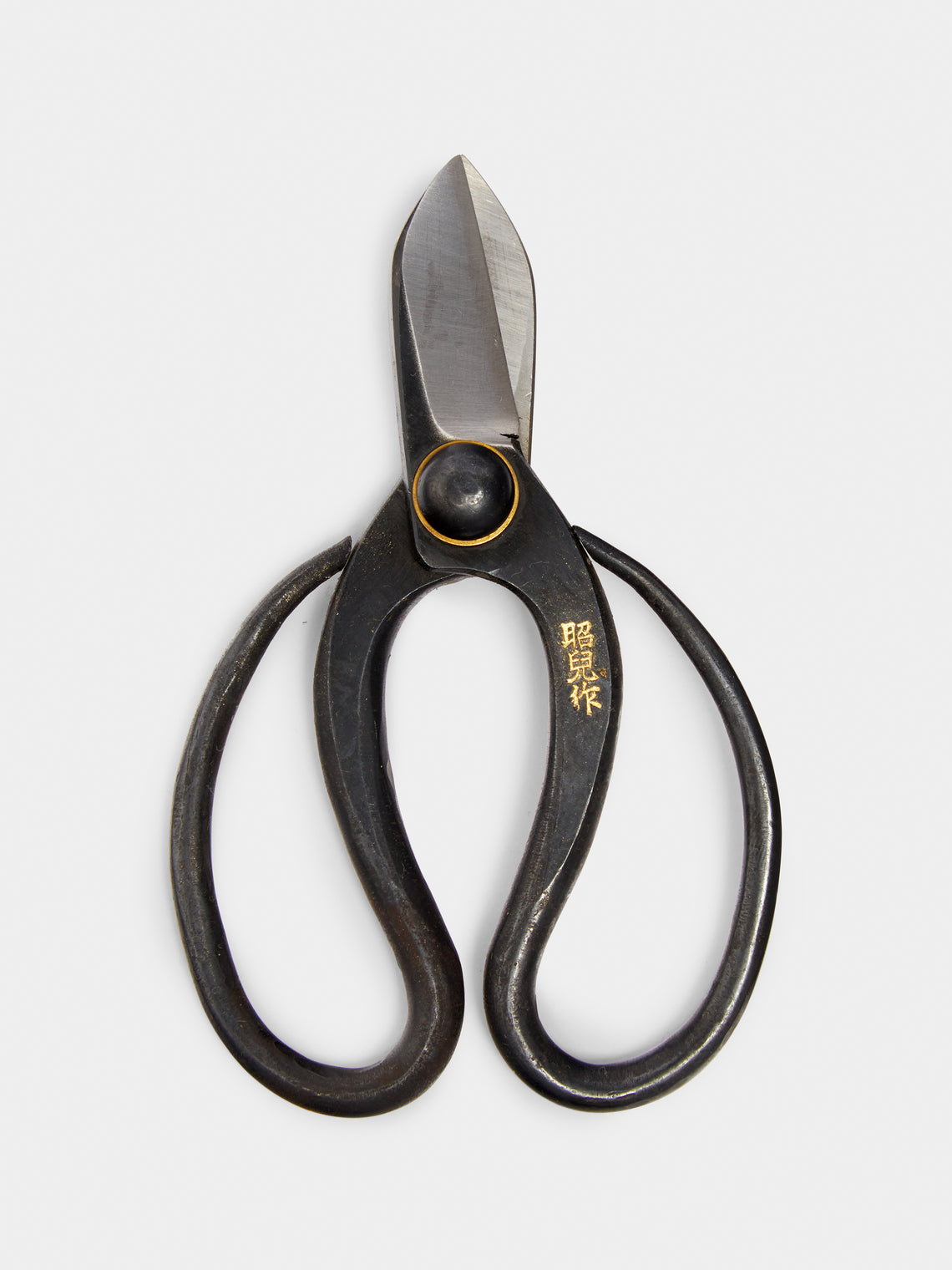 Banshu Hamono - Koryu Ikebana Hand-Forged Flower Scissors - Black - ABASK - 