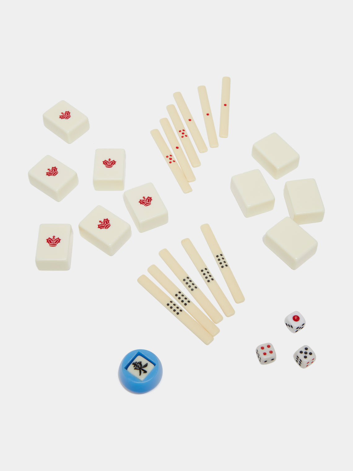 Dal Negro - Leather and Walnut Mahjong Set -  - ABASK