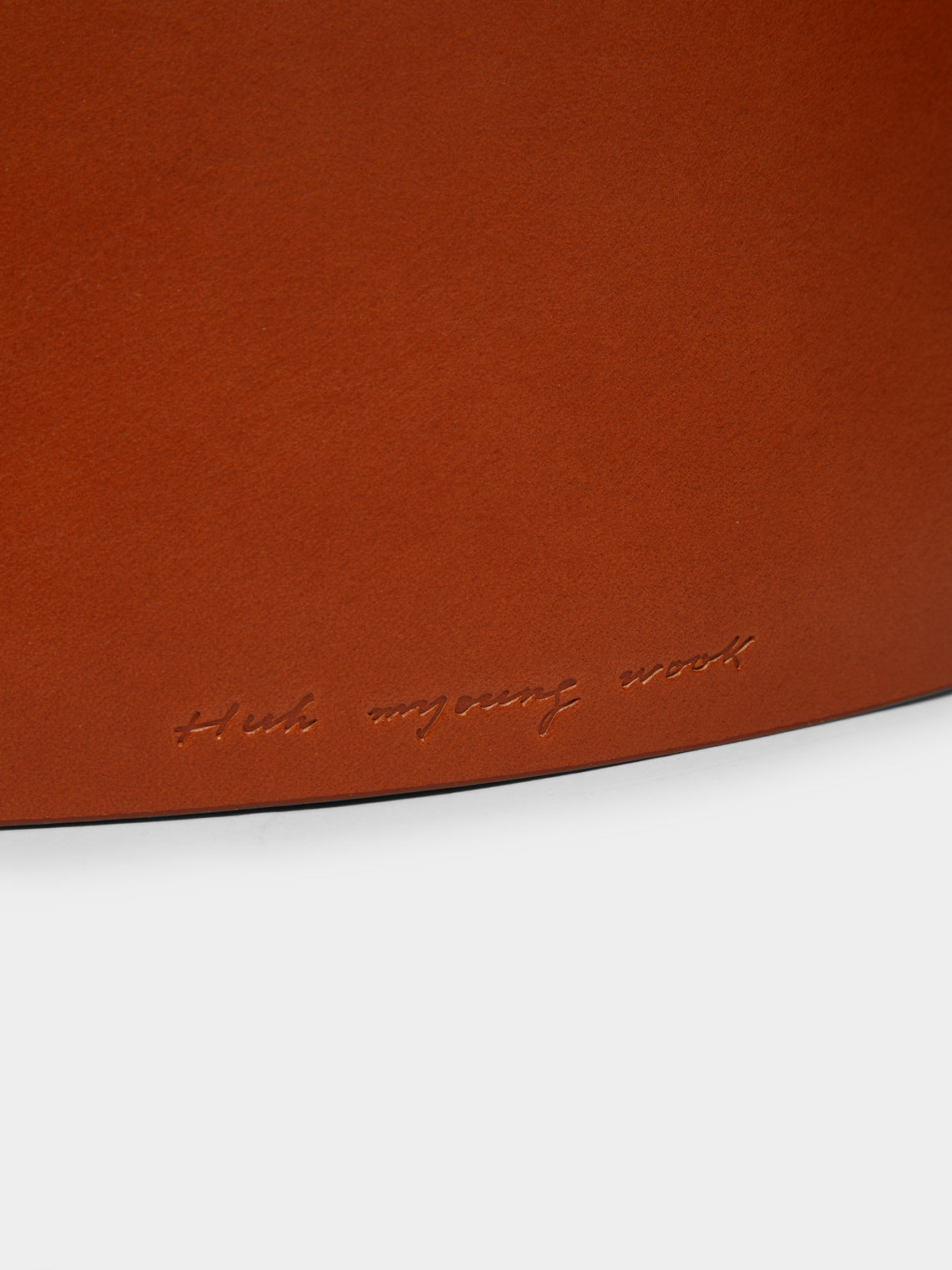 Huh Myoung-Wook - Ottchil Ash Placemats with Leather Holder (Set of 5) -  - ABASK