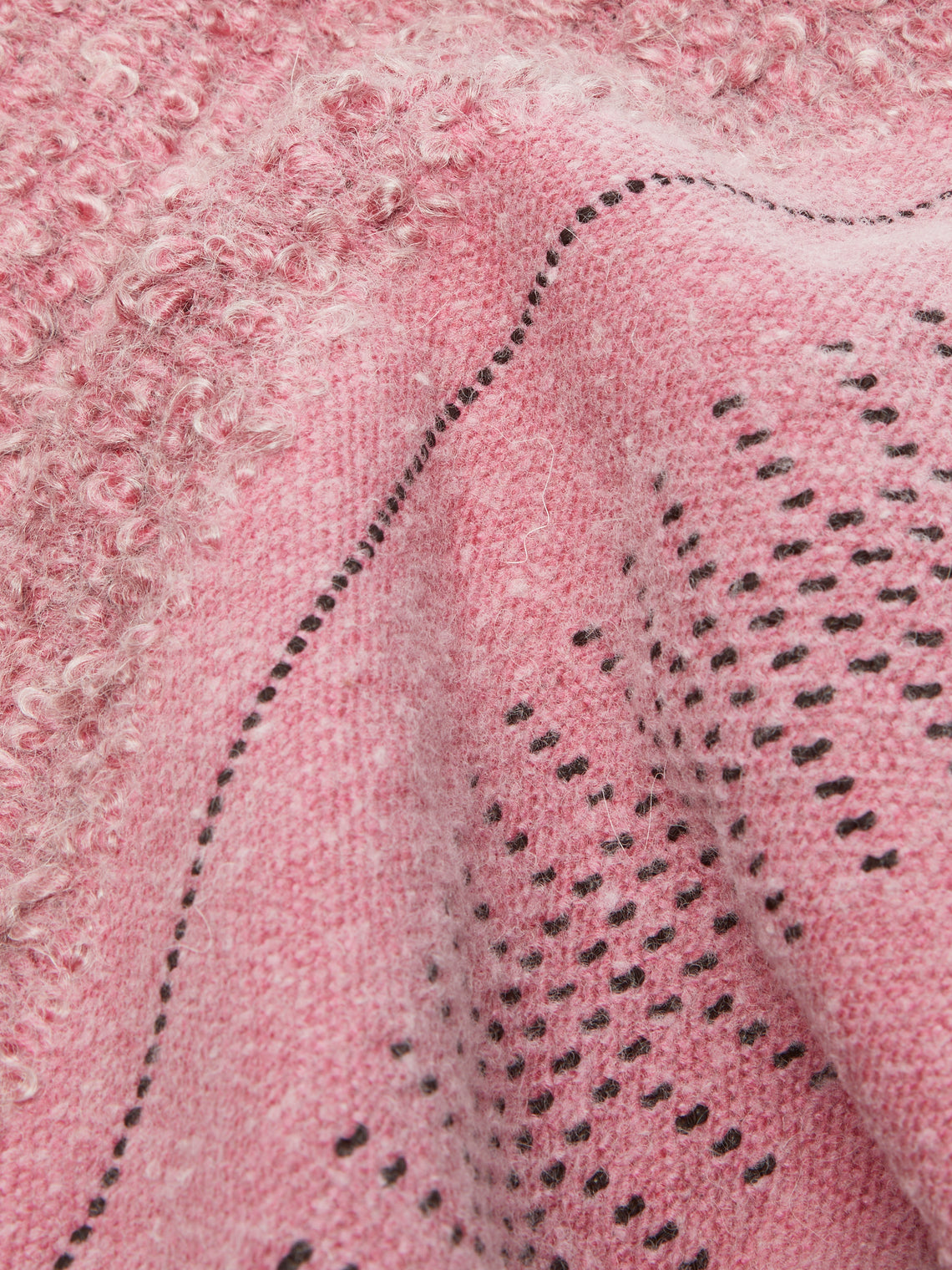 The House of Lyria - Balia Hand-Dyed Wool Throw - Pink - ABASK