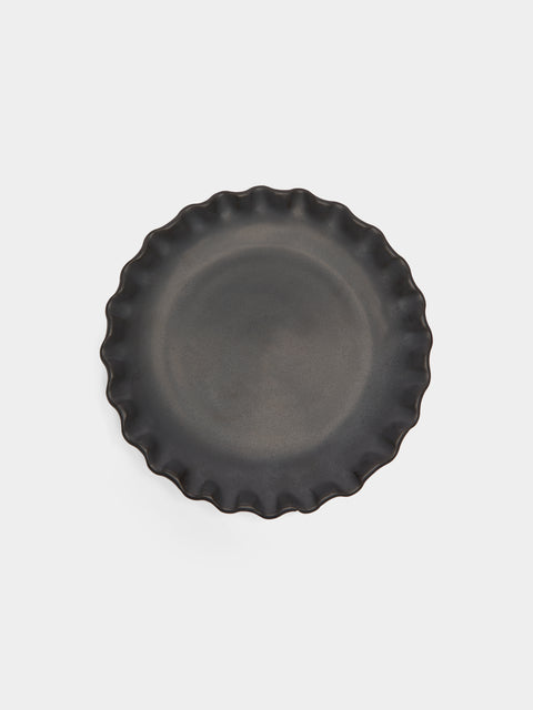 Perla Valtierra - Hand-Glazed Ceramic Dessert Plates (Set of 4) -  - ABASK - 