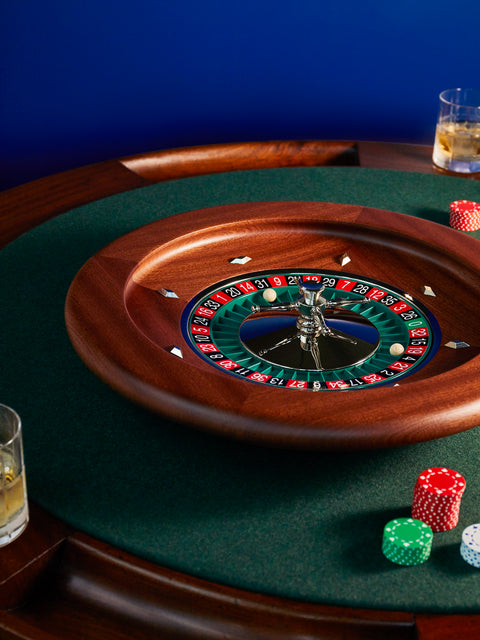 Dal Negro - Mahogany Roulette Set -  - ABASK