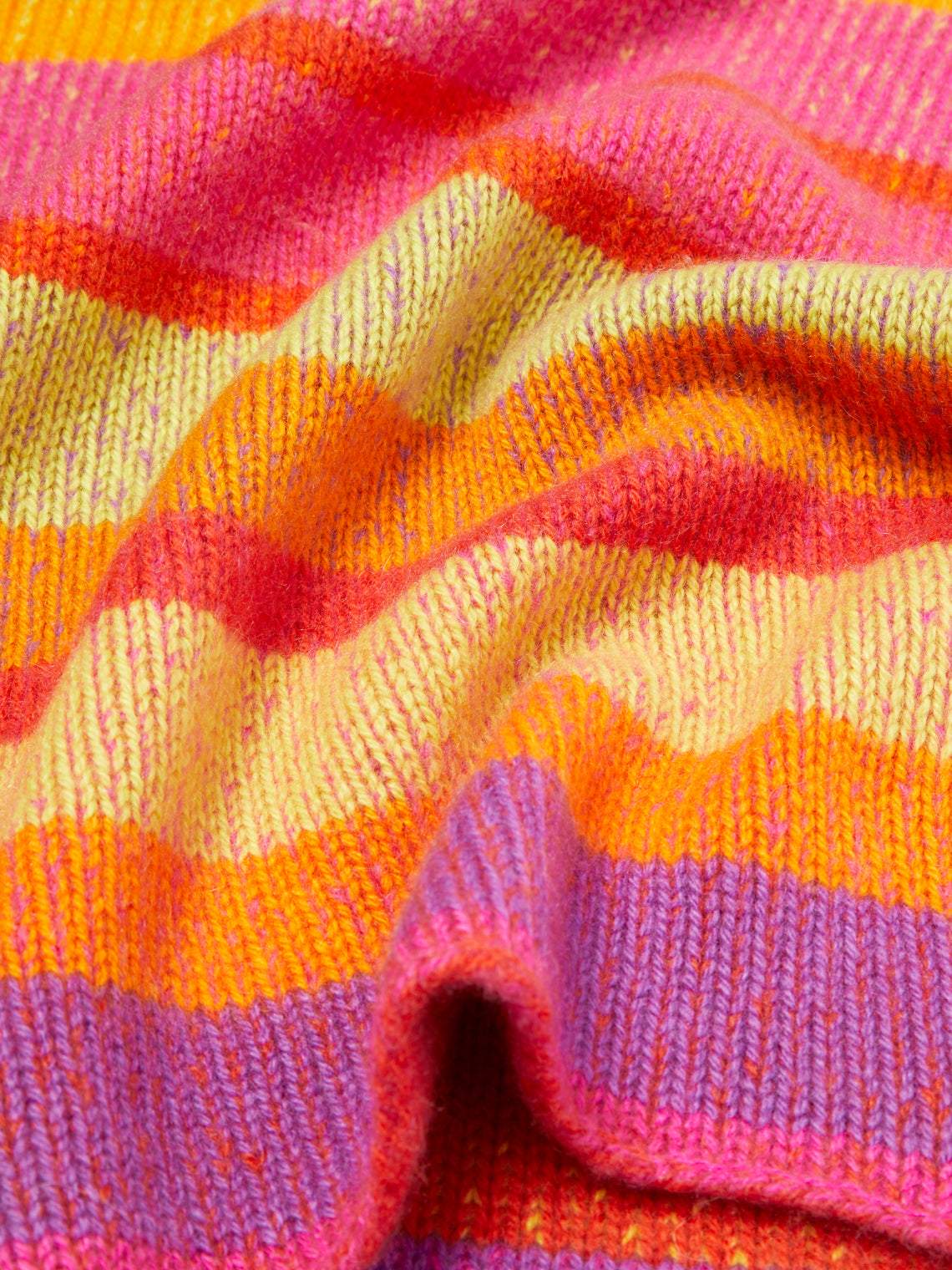 The Elder Statesman - Stripe Super Soft Cashmere Blanket - Multiple - ABASK