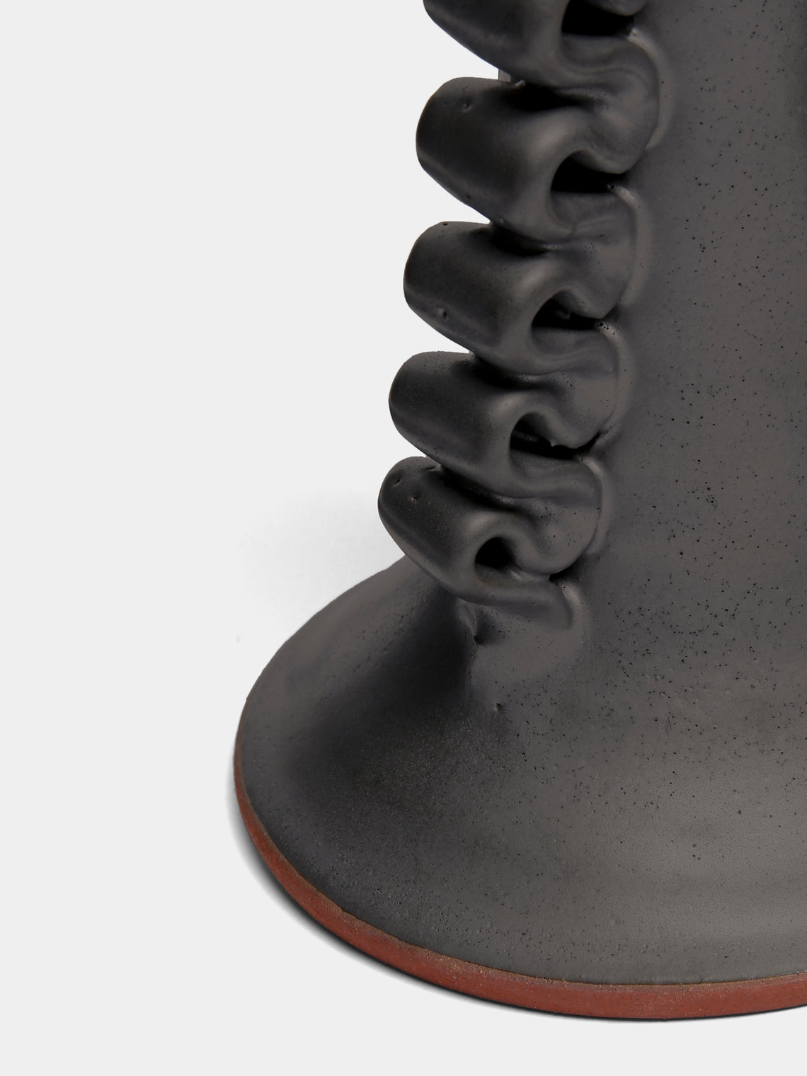 Perla Valtierra - Ribete Hand-Glazed Ceramic Small Candle Holder -  - ABASK