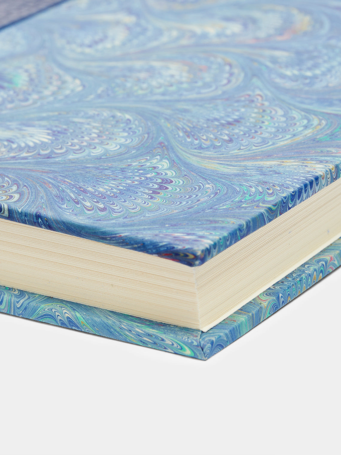 Giannini Firenze - Hand-Marbled Leather Bound Notebook -  - ABASK