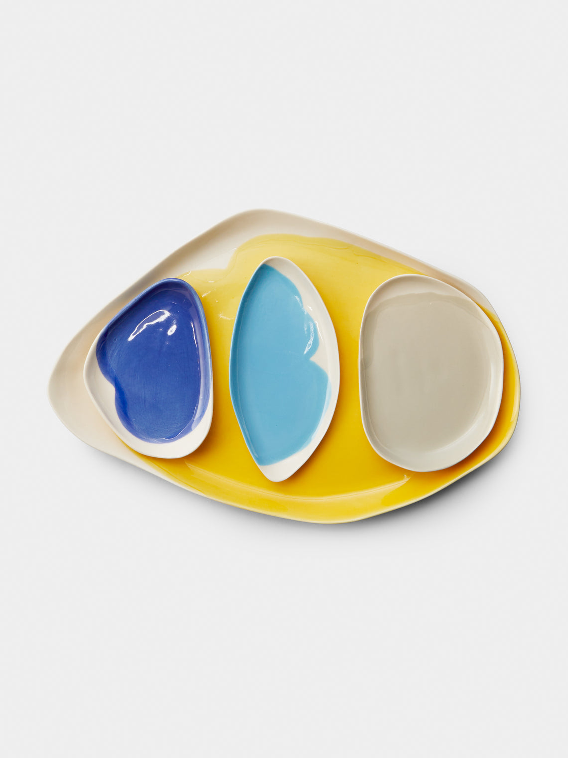 Pottery & Poetry - Hand-Glazed Porcelain Long Serving Tray -  - ABASK - 