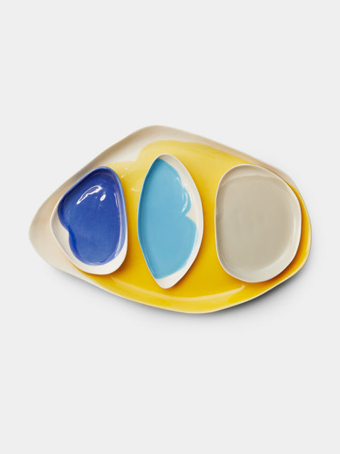 Pottery & Poetry - Hand-Glazed Porcelain Long Serving Tray -  - ABASK - 