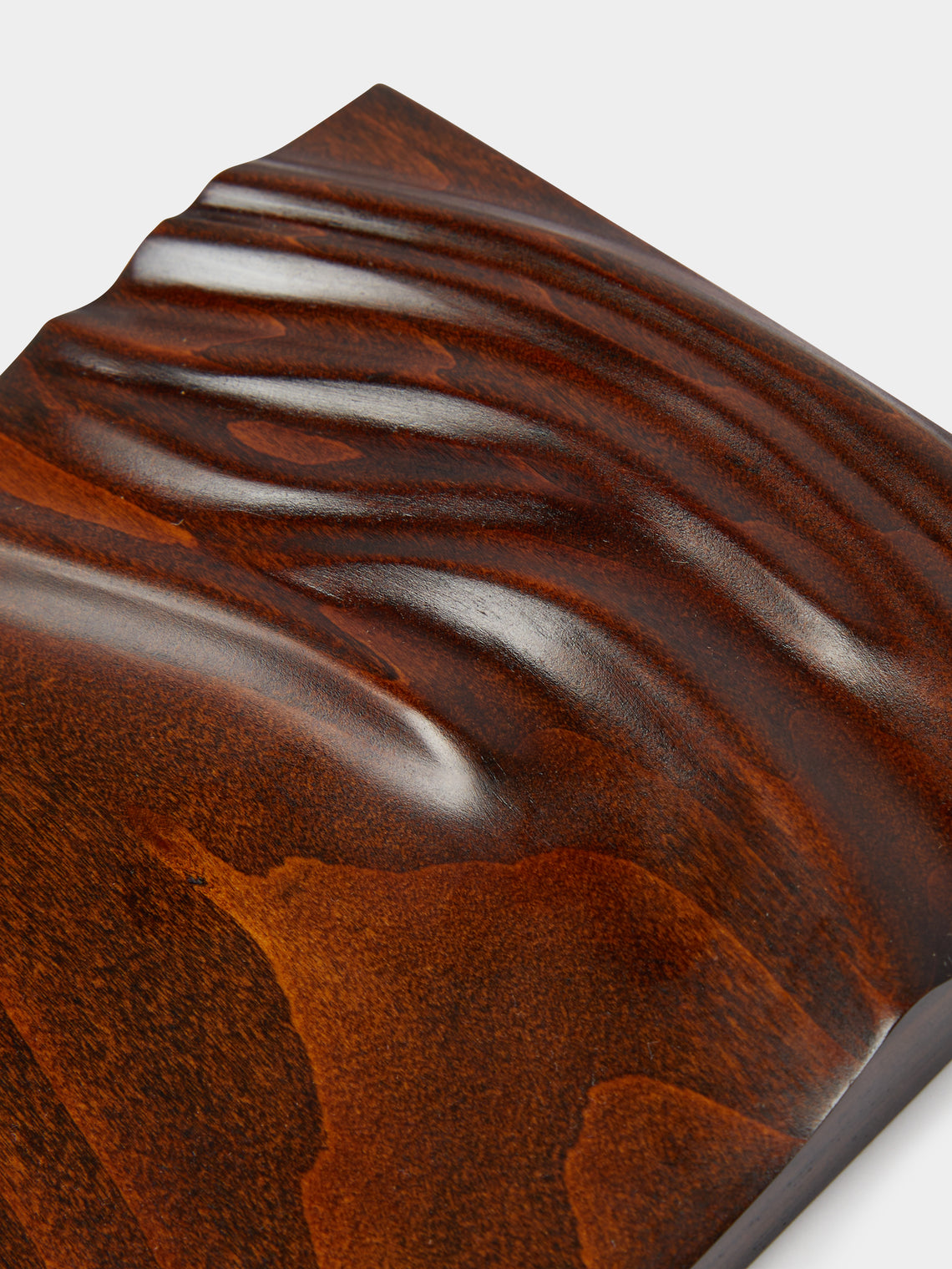 Rabea Gebler - Wave Urushi Wood Plate -  - ABASK