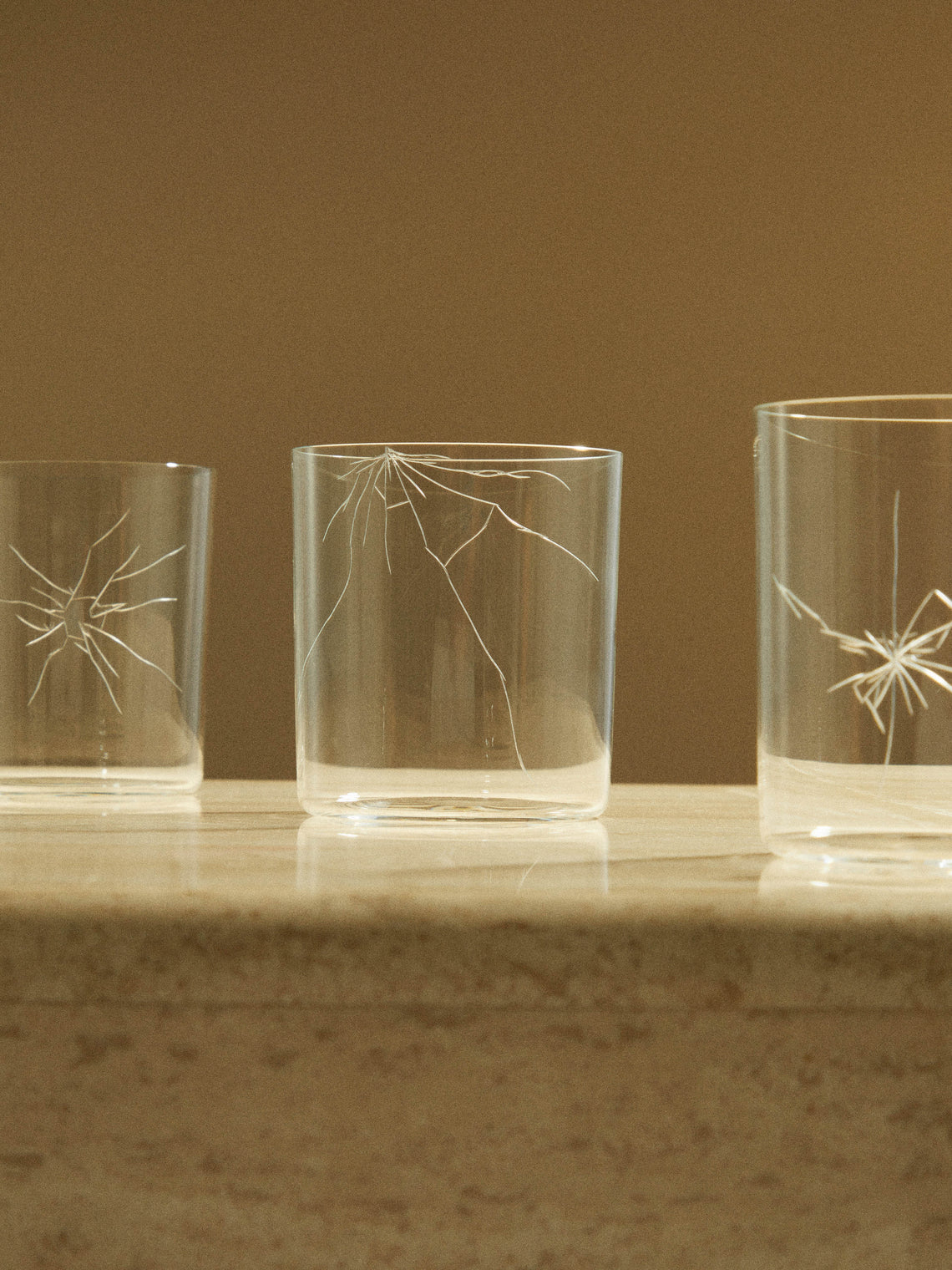 Lobmeyr - Crack Hand-Blown Crystal Tumbler -  - ABASK