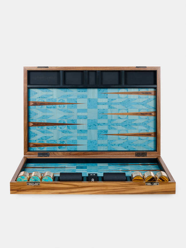 Alexandra Llewellyn - Geometrix Marquetry Tournament Backgammon Set -  - ABASK - 