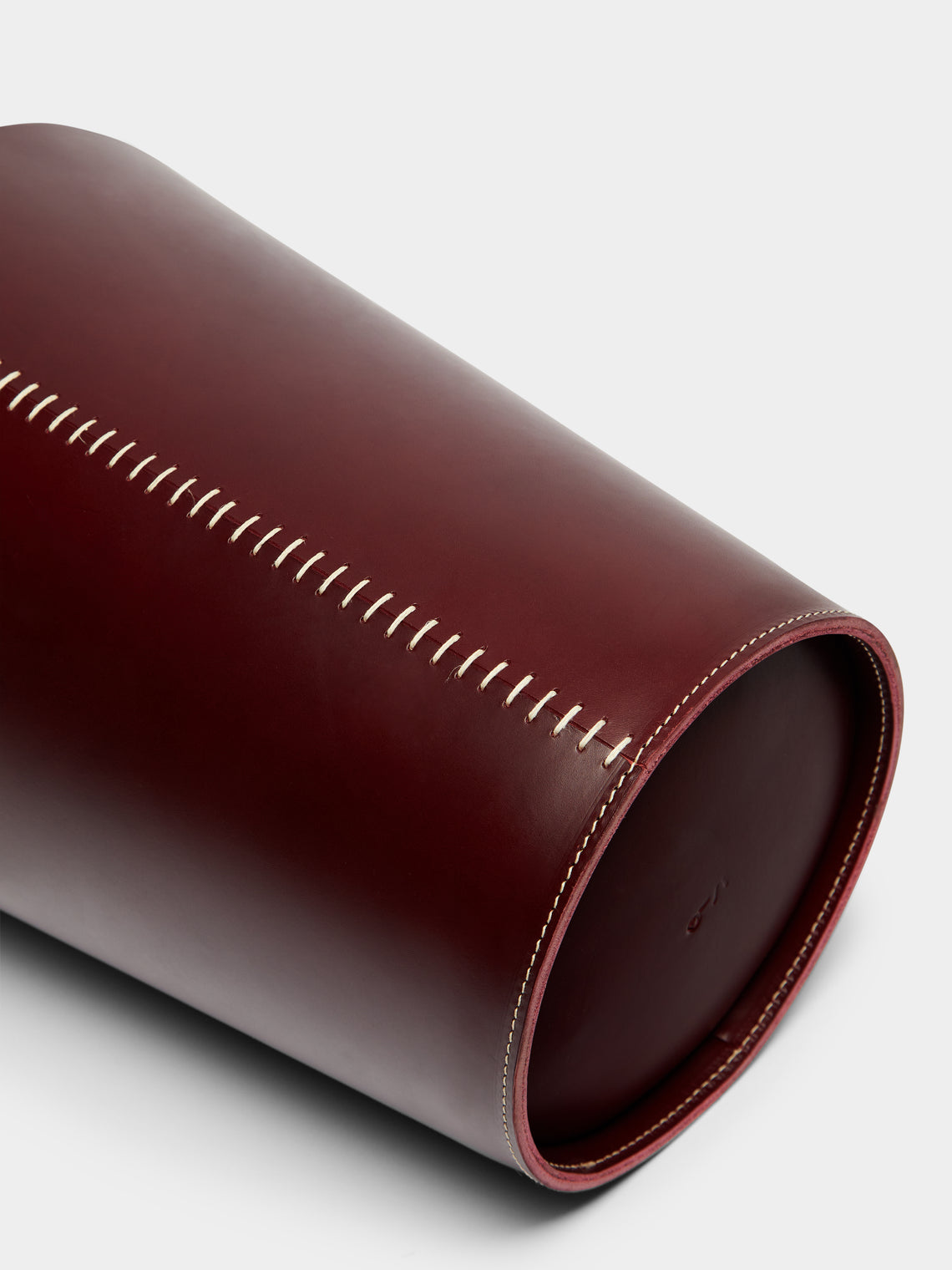 Otis Ingrams - Eyelet Leather Wastepaper Bin -  - ABASK